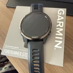 GARMIN FORERUNNER 570 47mm本体 中古 - メルカリ