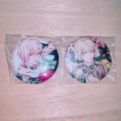 アイドリッシュセブン✿ŹOOĻ棗巳波ブラホワ+7th缶バッジ/缶バッチ