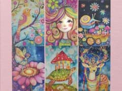 ★カラフルファンタジー No.12｜絵本風アートポストカード 6枚セットのサムネイル