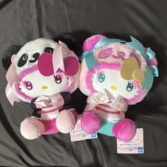 ハローキティ パンダ 中華ロリータBIGぬいぐるみ 2種セット - メルカリ