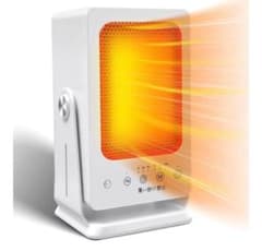 人感センサー付き ヒーター 節電対策 1秒速暖900W/500W 転倒自動オフのサムネイル
