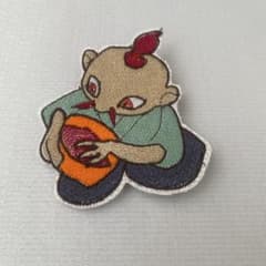 あずきあらい　妖怪オリジナルデザイン刺繍 　　　　　　　ワッペンバッチのサムネイル