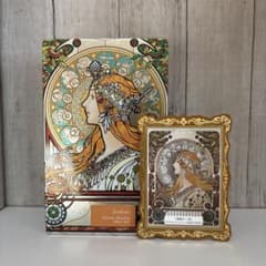 空き缶　限定品　麻布かりんと　黄道十二宮アルフォンス・ミュシャのサムネイル