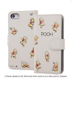 値下げ中i phone SE/5s/5 手帳型ケース くまのぷーさんのサムネイル