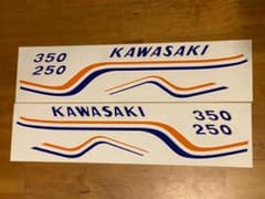 250SS　350SS　マッハ　赤タンク　ステッカー レインボー３M リプロ品のサムネイル