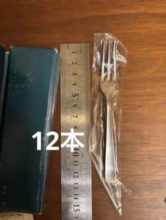 新品未使用❸ライラックステンレス製フォーク 12本セット