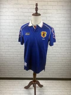 【希少/asics製】96-97年 サッカー 日本代表 ユニフォーム 炎モデル 希少/asics製】96-97年 サッカー 日本代表 ユニフォーム 炎モデル