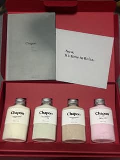 【新品未使用】Chapon 入浴剤 4本セット ギフトボックスのサムネイル
