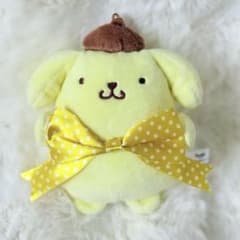 ポムポムプリン マスコットキーホルダー 水玉リボンのサムネイル
