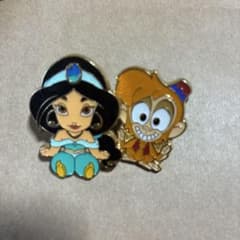 ディズニー アラジン ジャスミン アブー ピンバッジのサムネイル