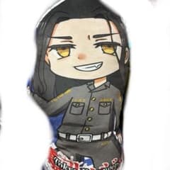 도쿄 리벤저스 히가시 리베 장지 케이스케 쿠션 프라이즈 봉제 인형