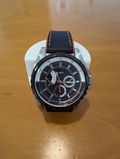 TIMEX クォーツ腕時計 ブラック×オレンジのサムネイル