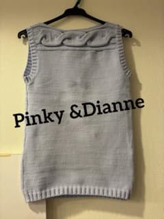 Pinky&Dianne ニット ノースリーブ 38 サイズ パープルのサムネイル