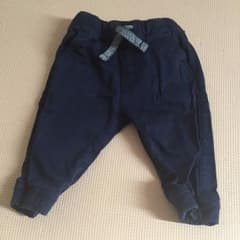 送料込333円！70cm　ネイビー　ズボンのサムネイル