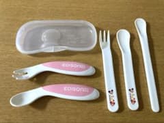 EDISONmama エジソンママ ピジョン　スプーン フォーク セットのサムネイル