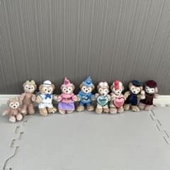 【期間限定値下げ中！！】ダッフィーフレンズ ぬいぐるみバッチ 9体セットのサムネイル