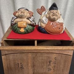 獅子形 置牣 智盧 陶光 林智信 林俊亭作 交趾焼 陶磁器 陽刻 浮彫 在銘