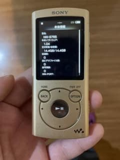 ウォークマン　ゴールド　NW-S765のサムネイル