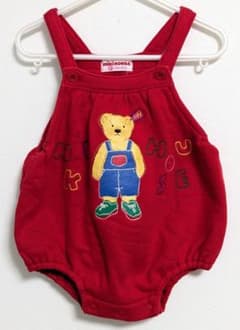 ミキハウス レトロ くま ダルマオール 85cm 【美品】 - メルカリ
