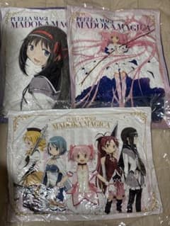 魔法少女まどか☆マギカ まどマギ　くじ引き堂 S賞　クッション　3種 魔法少女まどか☆マギカ まどマギ くじ引き堂 S賞 クッション 3種
