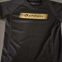 phiten ボックスロゴブラック Sサイズ シャツのサムネイル