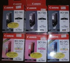 Canon BCI-5BK他 ６個まとめのサムネイル