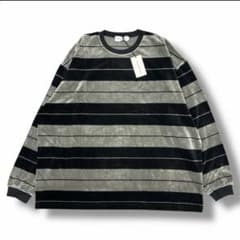 COOTIE PRODUCTIONS 長袖カットソー ボーダ ベロア XL COOTIE PRODUCTIONS 長袖カットソー ボーダ ベロア XL - メルカリ