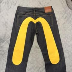 EVISU 大黒 デニム 33×34 イエローのサムネイル