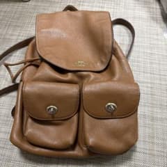 COACH リュック ブラウン レザーのサムネイル