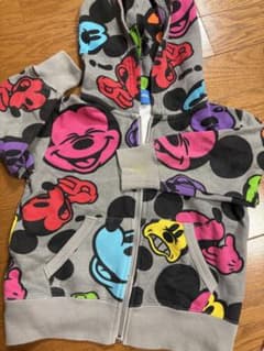 Tokyo Disney Resort Mickey Mouse print hoodie, size 100