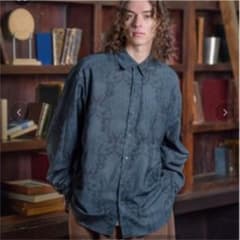 Casper John ラフサイズダマスク柄シャツのサムネイル