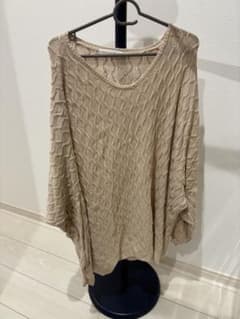 pattern torso 長袖 ニット ベージュのサムネイル