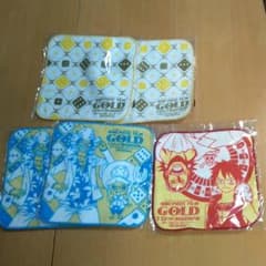 ワンピース　タオルハンカチ5枚セット非売品のサムネイル