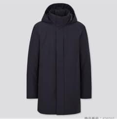 ユニクロ ハイブリッドダウンコートネイビーxs