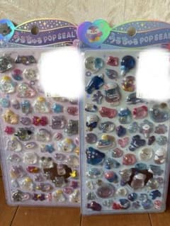 初期　うるちゅるポップシール　正規品　オバケーヌ　海の生き物　オリジナルのサムネイル