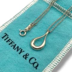 極美品 Tiffany&Co. ティファニー ネックレス ティアドロップ 925