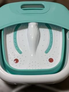 【美品】保温 バブル機能付き 折りたたみ式フットバス 足湯のサムネイル