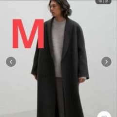 LIDNM Super 140s SHAWL COLLAR CAPE COAT - メルカリ