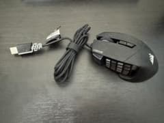 Corsair ゲーミングマウス CH-9304211-AP MS431 ゲーミングマウス SCIMITAR RGB ELITE ブラック CH-9304211-AP [光学式