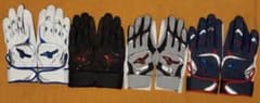 MIZUNO ジュニア WILLDRIVEバッティンググローブ４セットのサムネイル