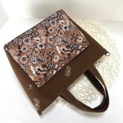 ミナペルホネン　別マチスクエアトートバッグ　ハンドメイド ミナペルホネン別マチスクエアトートバッグ ハンドメイド - メルカリ