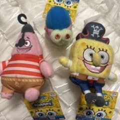 劇場版 スポンジボブ ぬいぐるみ マスコット 3種セット