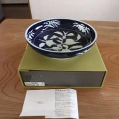 深川製磁 草花折枝白抜紋 盛鉢 - メルカリ