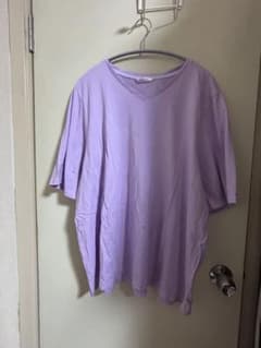 MB mint breeze Vネック 半袖 Tシャツ パープルのサムネイル