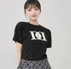 Darich キルティングアップリケビジューTシャツ ブラック - メルカリ
