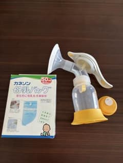 medela 手動搾乳器 カネソン 母乳バッグ セットのサムネイル