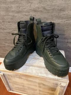 NIKE ナイキ ウィメンズ エアジョーダン1 ブルックリン ダークグリーンのサムネイル