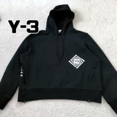 希少完売品】Y-3 ヨウジヤマモト 刺繍パーカー - メルカリ