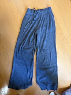 UNIQLO リブパンツ　ウォッシャブルリブパンツのサムネイル