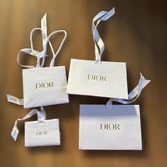 DIOR ショップ袋 4点セット - メルカリ